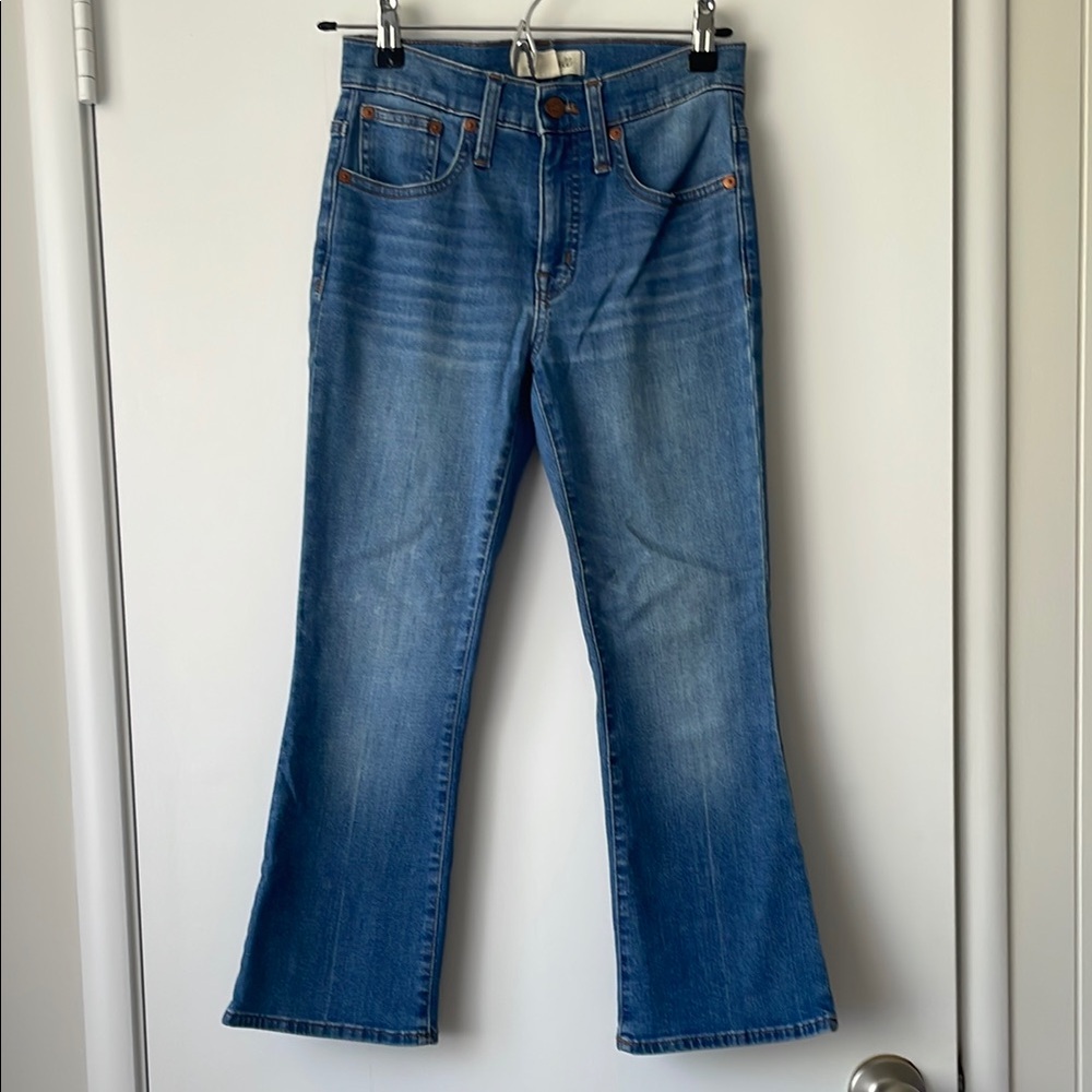 Madewell Cali Demi-Boot Jeans, 24p, medium blue wash